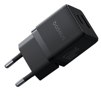 Baseus Palm P10111608113-00 20W Fast AC Charger with USB + USB-C PD 3.0 Socket Baseus Palm P10111608113-00 20W Fast AC Charger with USB + USB-C PD 3.0 Socket