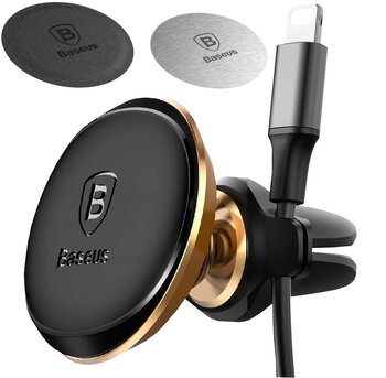 Baseus Magnetic Car Phone Holder for Grille C40141201G13-00 Gold