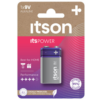 6LR61/9V ITSON ITSPOWER battery (blister)