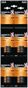 Duracell alkaline battery 4x4 LR03 AAA HDBC (blister) - 16 pieces Duracell alkaline battery 4x4 LR03 AAA HDBC (blister) - 16 pieces