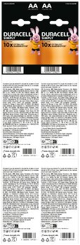 Duracell alkaline battery 4x4 LR6 AA HDBC (blister) - 16 pieces Duracell alkaline battery 4x4 LR6 AA HDBC (blister) - 16 pieces
