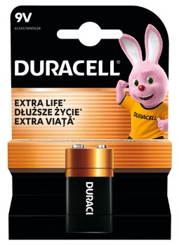 Duracell 6LR61 9V alkaline battery (blister) Duracell 6LR61 9V alkaline battery (blister)