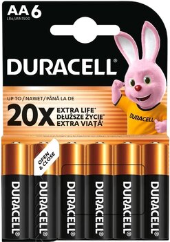 батарея алкалиновая Duracell Basic LR6 AA (блистер) - 6 штук батарея алкалиновая Duracell Basic LR6 AA (блистер) - 6 штук