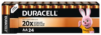 Duracell Basic LR6 AA alkaline battery (cardboard box) - 24 pieces Duracell Basic LR6 AA alkaline battery (cardboard box) - 24 pieces