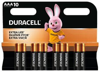 Duracell Basic MN2400 LR03 AAA alkaline battery (blister) - 10 pieces Duracell Basic MN2400 LR03 AAA alkaline battery (blister) - 10 pieces