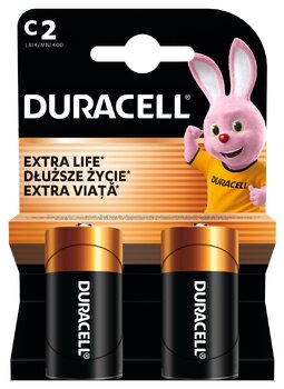 Duracell LR14 C alkaline battery (blister) - 2 pieces Duracell LR14 C alkaline battery (blister) - 2 pieces