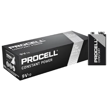 10 x Duracell Procell 6LR61 9V Alkaline Battery