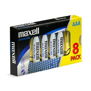 Maxell Alkaline LR03 / AAA alkaline battery - 8 pieces Maxell Alkaline LR03 / AAA alkaline battery - 8 pieces