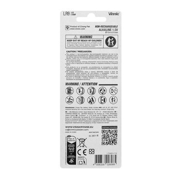 Vinnic alkaline battery 625 / EPX625G / LR9 / L1560 - 10 pieces Vinnic alkaline battery 625 / EPX625G / LR9 / L1560 - 10 pieces