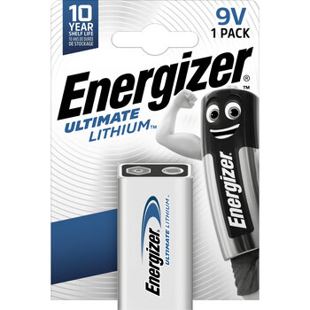 Energizer Lithium battery LA522 Ultimate Lithium LA522/9V 6F22