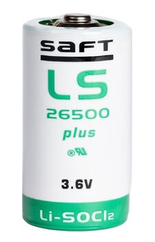 SAFT LS26500 PLUS C 3.6V LiSOCl2 Lithium Battery Size C