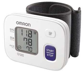OMRON RS2 Wrist Blood Pressure Monitor HEM-6161-E