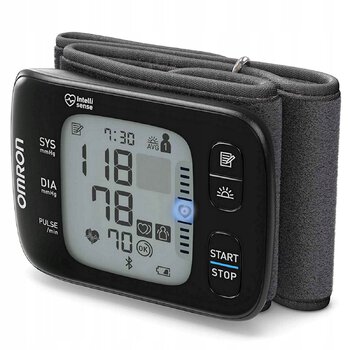 Pressure gauge. OMRON RS7 HEM-6232T-E wrist