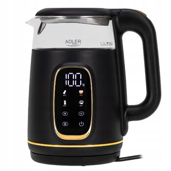 Kettle Adler 2200W 1.7L with reg temp AD1305BG black-gold