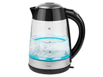 LAFE Lumi Glass 2200W 1.7L Kettle with Temperature Control
