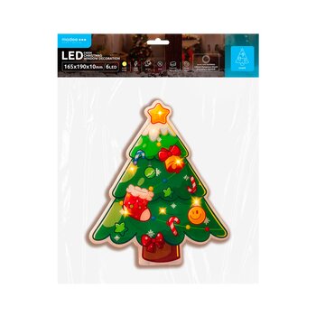 Decoración árbol BAT modee 16x19cm WARM 7LED ML-C4004