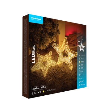 Star decoration modee 40x5cm WARM 600LED ML-C5001