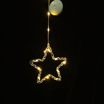 Star decoration BAT modee 16x16cm WARM 13LED ML-C4012 Star decoration BAT modee 16x16cm WARM 13LED ML-C4012