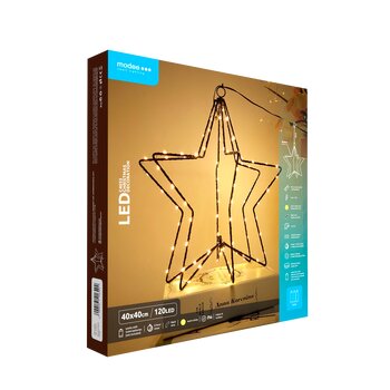 BAT modee 40cm WARM 120LED ML-C4033 star decoration BAT modee 40cm WARM 120LED ML-C4033 star decoration