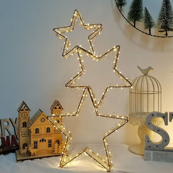 Modee star decoration 38x27cm WARM 180LED ML-C5005 Modee star decoration 38x27cm WARM 180LED ML-C5005
