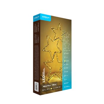 Modee star decoration 38x27cm WARM 180LED ML-C5005 Modee star decoration 38x27cm WARM 180LED ML-C5005