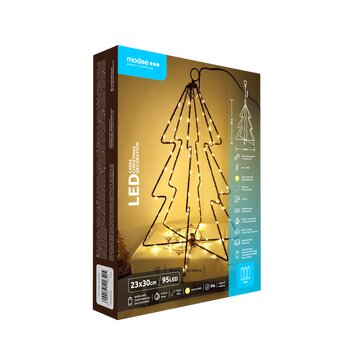 Christmas tree decoration BAT modee 30x23cm WARM 95LED ML-C4034