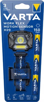 LED headlight, front control Varta WORK FLEX MOTION SENSOR H20 3W 3AAA 18648