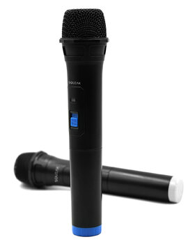 Two SQUEAK VocalDuo 2.4GHz USB Wireless Microphones SQ1007