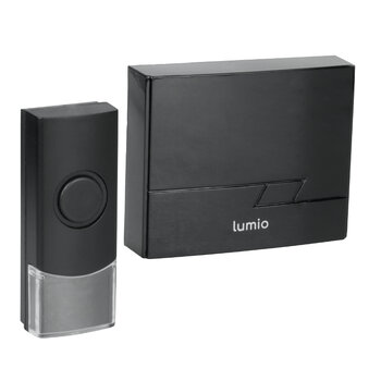 Lumio W880B Black Wireless Doorbell