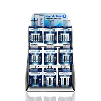 everActive Pro Alkaline 288ud LR6 / AA, 192ud LR03 / AAA, 10ud 6LR61 / 9V, 24ud LR14 / C, 24ud LR20 / D + soporte everActive Pro Alkaline 288ud LR6 / AA, 192ud LR03 / AAA, 10ud 6LR61 / 9V, 24ud LR14 / C, 24ud LR20 / D + soporte