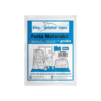 Masking foil 4mx5m Blue Dolphin