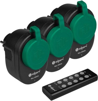 Electrical sockets for remote control IP44 3 pcs DPM DT44