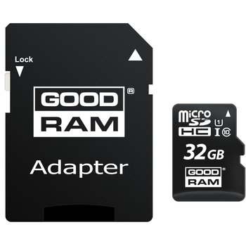 GOODRAM microSD (microSDHC) 32GB class 10 UHS-I memory card + SD adapter