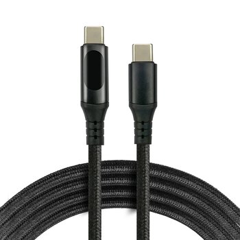 Cable Cable USB-C PD LCD 300cm everActive CBB-3PDL Power Delivery 2.0 with Fast Charging Support 2.25A/20V 45W