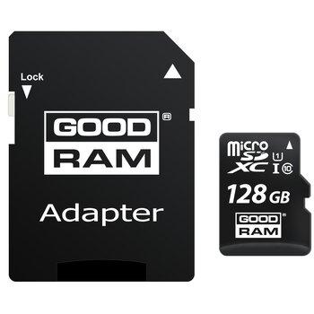 GOODRAM microSDXC 128GB class 10 UHS-I memory card + SD adapter