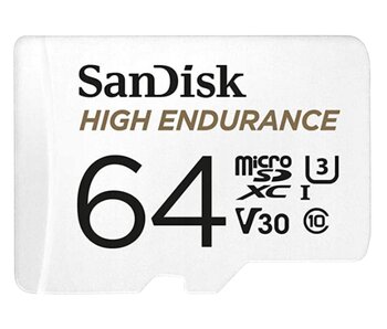 SanDisk microSD / microSDXC ENDURANCE 64GB 100/40 MB/s memory card
