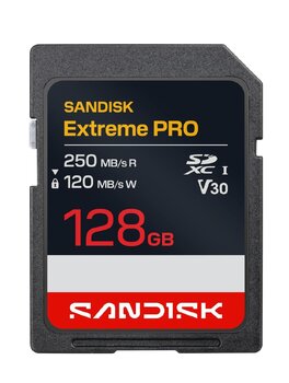 Карта памяти SD (SDXC) SanDisk 128GB Extreme PRO 250/120MB/c UHS-I U3 V30 Карта памяти SD (SDXC) SanDisk 128GB Extreme PRO 250/120MB/c UHS-I U3 V30