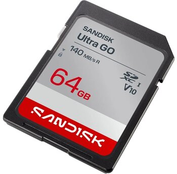 SanDisk 64GB Ultra SD / SDXC Memory Card GO 140MB/s SanDisk 64GB Ultra SD / SDXC Memory Card GO 140MB/s