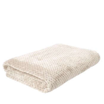 NOAH rice grain blanket beige 150x200