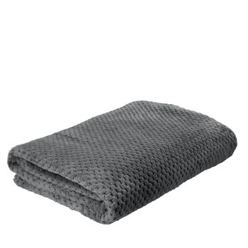 NOAH rice grain blanket gray 150x200 cm