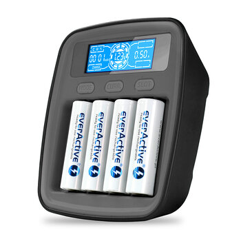everActive professional USB-C Ni-MH battery charger NC-1000M v2