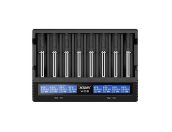 3.7V/1.2V Battery Charger XTAR VC8 USB-C 3.7V/1.2V Battery Charger XTAR VC8 USB-C