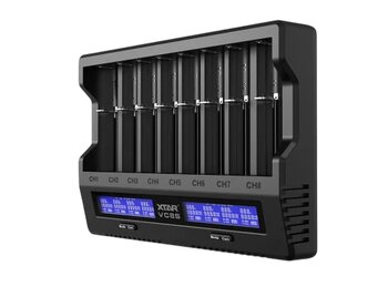 3.7V/1.2V Battery Charger XTAR VC8S USB-C SET 3.7V/1.2V Battery Charger XTAR VC8S USB-C SET