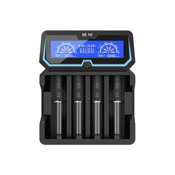 Charger for cylindrical Li-ion batteries 18650 Xtar X4