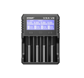Charger for 1.5V / 3.6 / 3.7V / Li-FePO4 / Ni-MH XTAR VX4 v2 Li-ion batteries