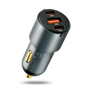 everActive CC-40Q Car Charger with QC3.0 USB Socket and 2x USB-C PD 60W everActive CC-40Q Car Charger with QC3.0 USB Socket and 2x USB-C PD 60W