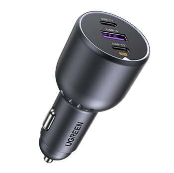 Автомобильное зарядное устройство Ugreen EC705 35025 USB 2x USB-C 130W Автомобильное зарядное устройство Ugreen EC705 35025 USB 2x USB-C 130W