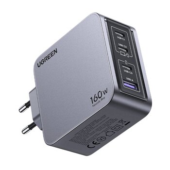 UGREEN 160W Wall Charger for Phone / Smartphone 3x USB-C 1x USB-A X763 25877 UGREEN 160W Wall Charger for Phone / Smartphone 3x USB-C 1x USB-A X763 25877