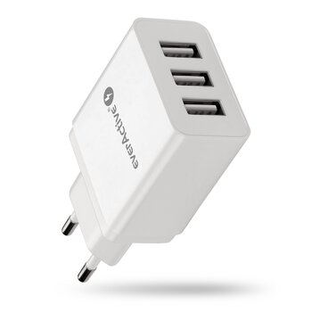 Power adapter everActive SC-300 3xUSB 3, 4A Power adapter everActive SC-300 3xUSB 3, 4A