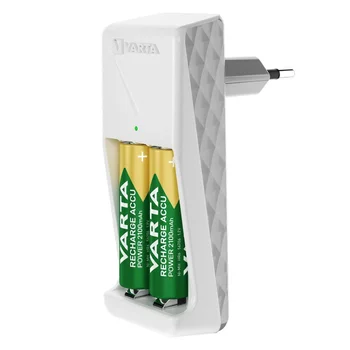 Varta MINI CHARGER + 2x AA 2100mAh rechargeable batteries 57656 Varta MINI CHARGER + 2x AA 2100mAh rechargeable batteries 57656